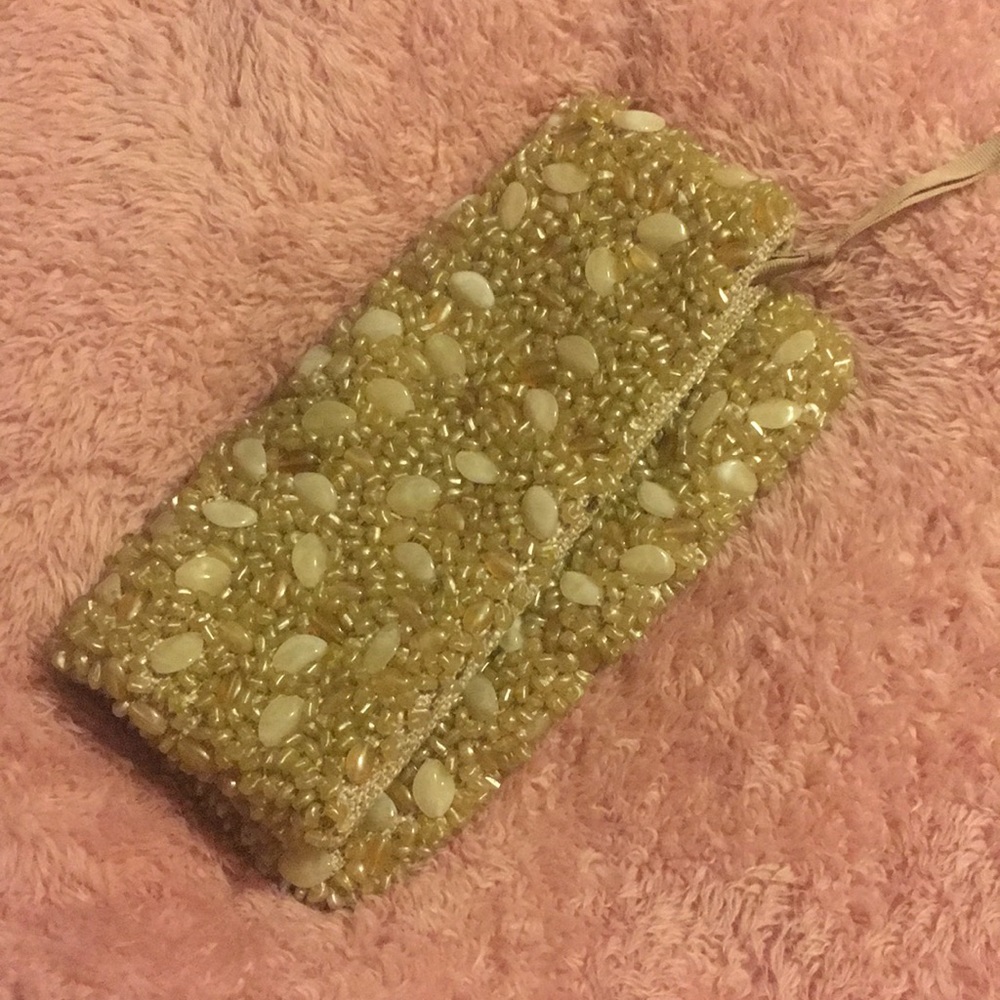 Beautiful Banana Republic beaded clutch